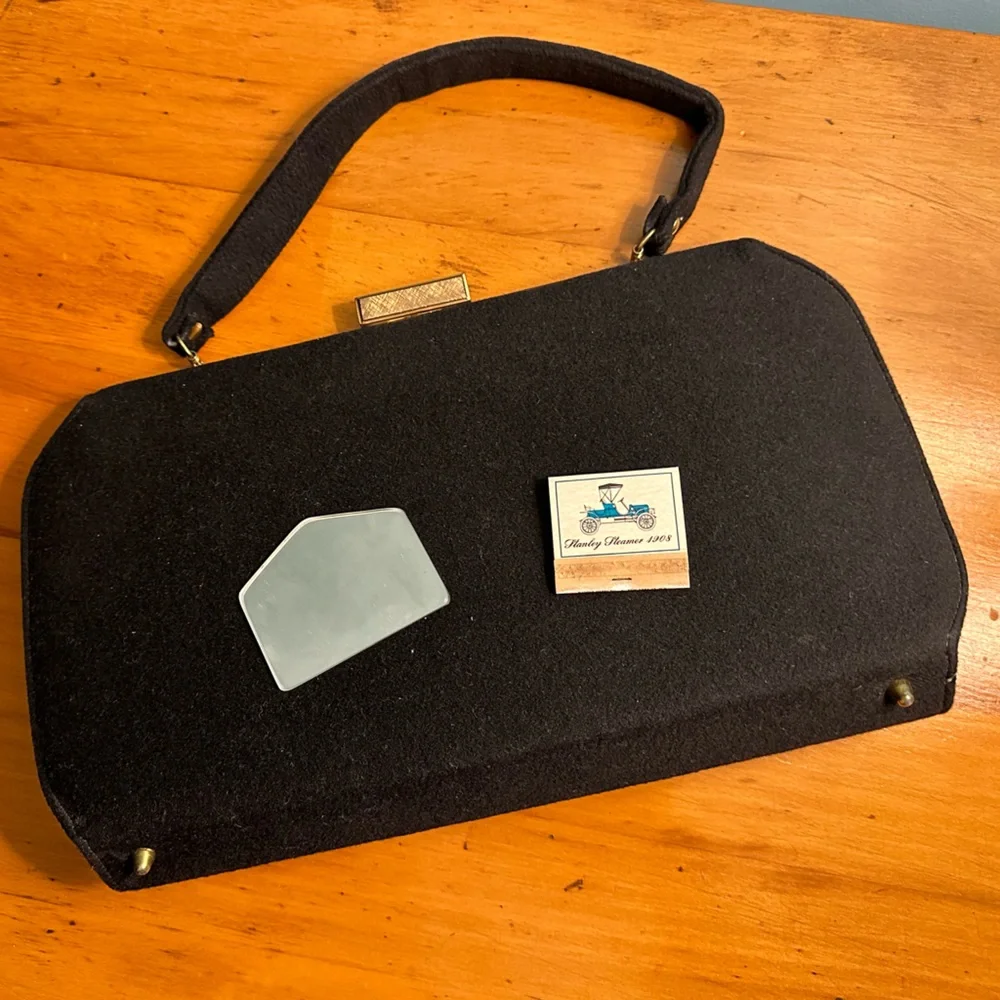 Vintage Wool Purse by Bobbie Jerome - Picture 7 of 8